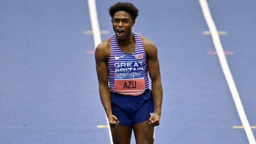 Jeremiah Azu wins gold to claim his first indoor title