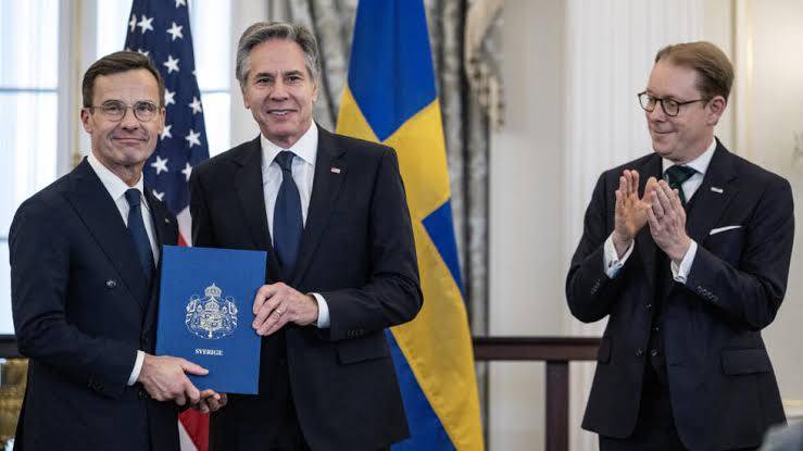 Sweden formally enters the NATO military alliance