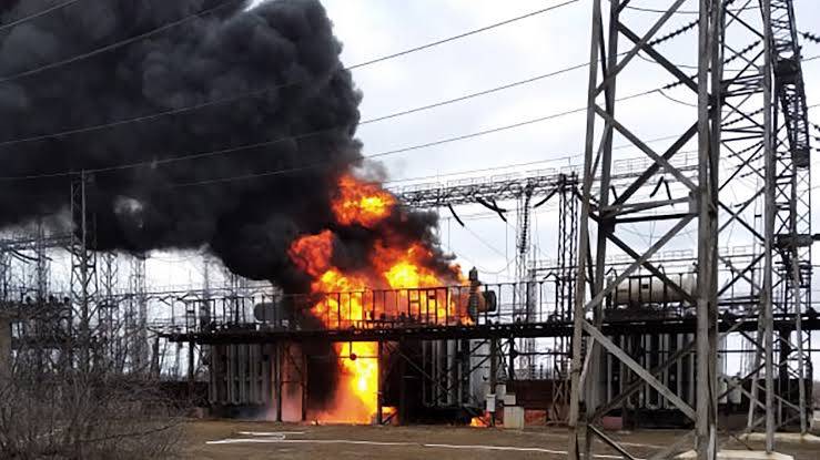 Key power plant near Kyiv blasted by Russian strikes